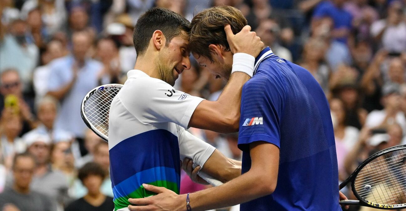 Djokovic và Medvedev đã có màn trình diễn đẹp mắt