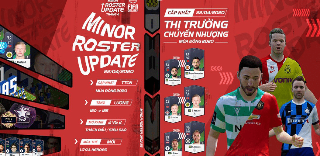 FO4 cập nhật Minor Roster Update 2021